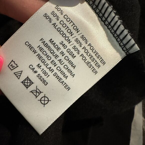 Kobe Mamba Mambacita Blackout Matte Logo Crewneck Sweatshirt Size Medium & XXL - Picture 5 of 5